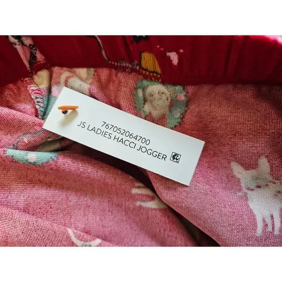 New Women's Joyspun Christmas Pajama Pants Dogs Cats Elastic Waist SZ 3X 22W-24W - Picture 3 of 11